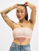 Nike Tops sans manche Air Pique Bandeau rose